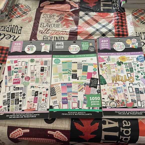 3 Happy Planner sticker books - Picture 1 of 5